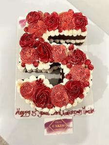 Number cake 10-20 servings Milton gift cake idea - Photo 5