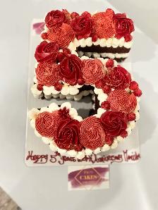 Number cake 10-20 servings Milton gift cake idea - Photo 9