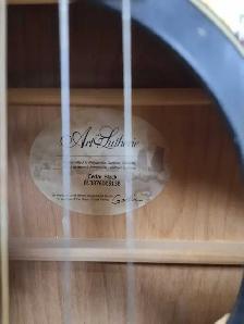 Art & Lutherie CEDAR Black Acoustic Guitar - Photo 2