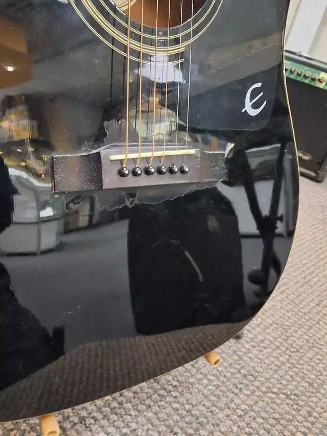 Epiphone AJ 100 EB Acoustic Electric Guitar - Photo 3