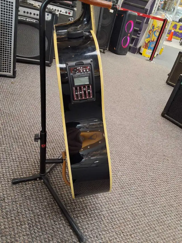 Epiphone AJ 100 EB Acoustic Electric Guitar - Photo 4