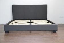 Queen Leather platform bed for $179. - Photo 2
