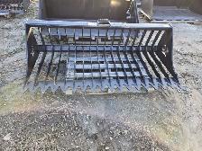 Skid Steer 72' Rock Bucket – Perfect for Heavy Jobs