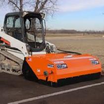 72" Rotary Broom – Fits Skid Steer, Industrial Grade - Photo 2