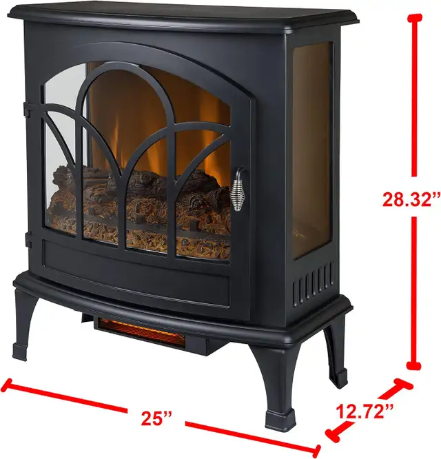 BRAND NEW IN BOX MUSKOKA 25' ELECTRIC FIREPLACE $140