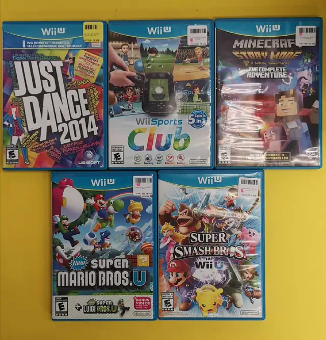 Jeux CD WII U divers