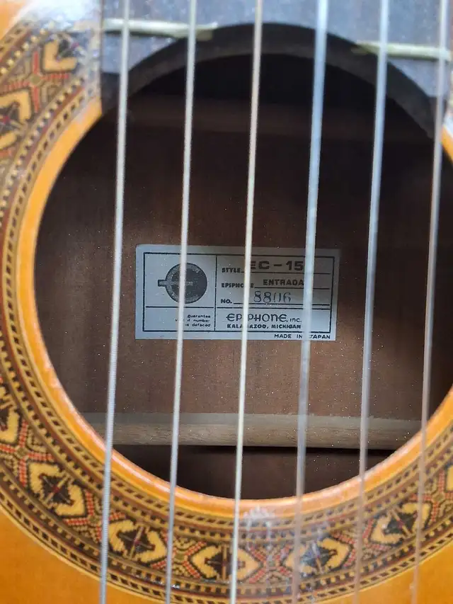 Epiphone EC-15 Entrada Classical Guitar - Photo 2