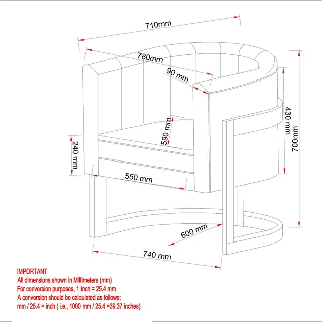 LUXURIOUS ACCENT CHAIR IN BLACK VELVET AND CHROME BASE! - Photo 7