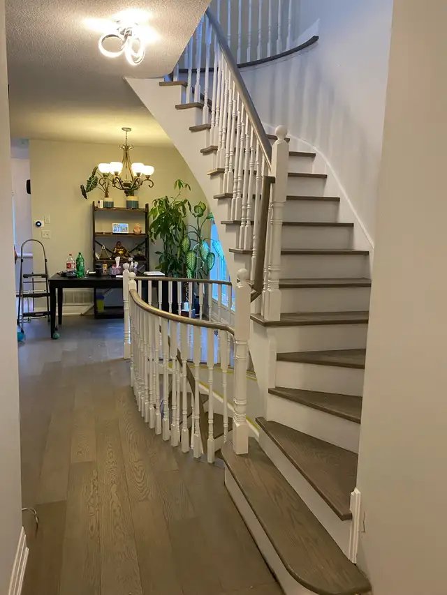 STAIRS AND RAILINGS, FLOOR, TILES  AND  PAINTING!! - Photo 2