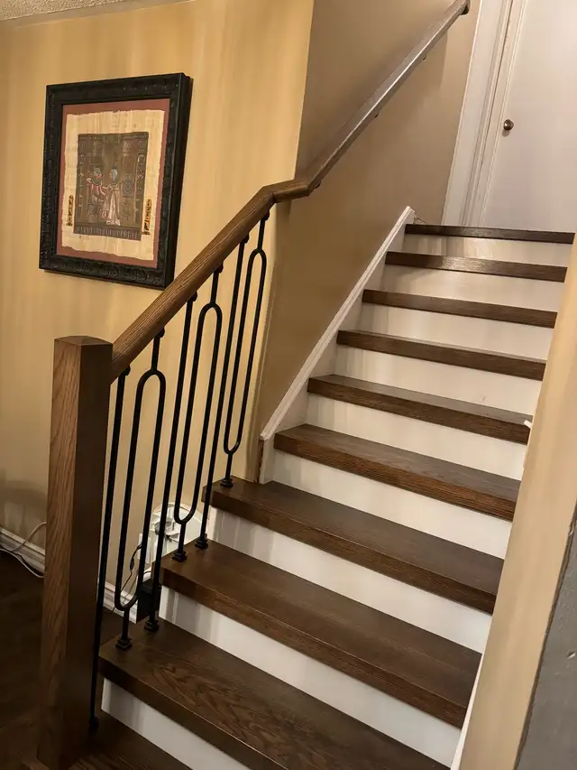 STAIRS AND RAILINGS, FLOOR, TILES  AND  PAINTING!! - Photo 6