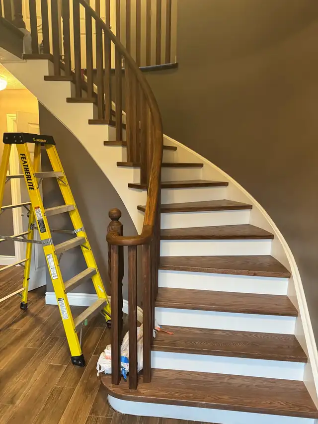 STAIRS AND RAILINGS, FLOOR, TILES  AND  PAINTING!! - Photo 10