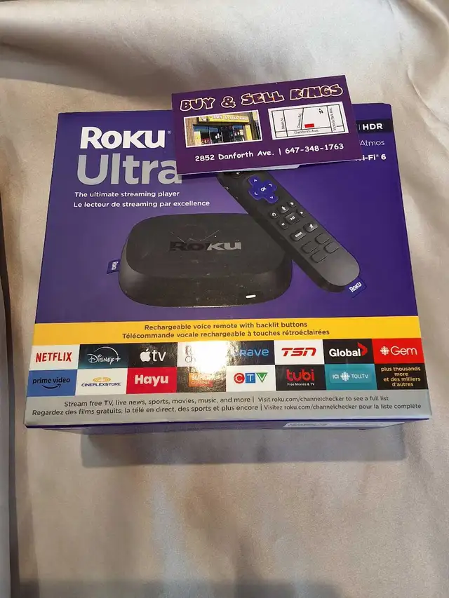 Roku Ultra 4K Streaming Box NEW