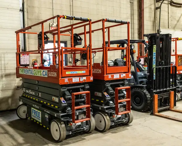 Skyjack SJ3226 Scissor Lift Available To Rent in Red Deer