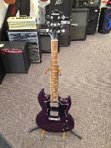 Alden SG Style Purple Electric Guitar