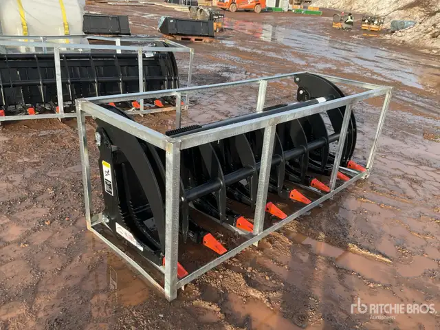 Skid Steer 78" Root Rake – Industrial Strength