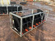 Skid Steer 78" Root Rake – Industrial Strength