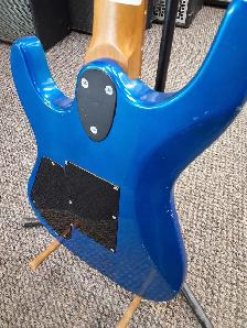 Miltone Electric Blue Guitar - Photo 2