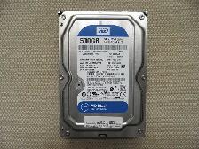 WD 3.5' SATA 500 GB hard drive