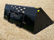 Heavy Duty 84" Skid Steer Snow Bucket for Sale