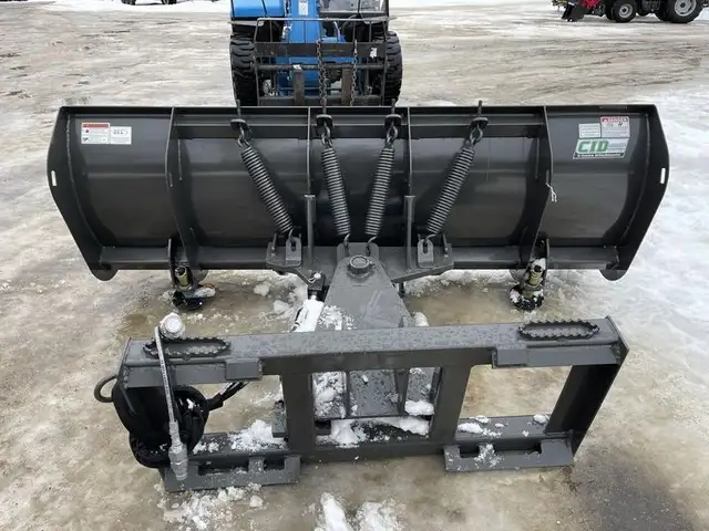 Skid Steer 84" Snow Plow – Winter Work Made Easy