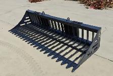 84" Rock Bucket – Fits Skid Steer, Industrial Grade