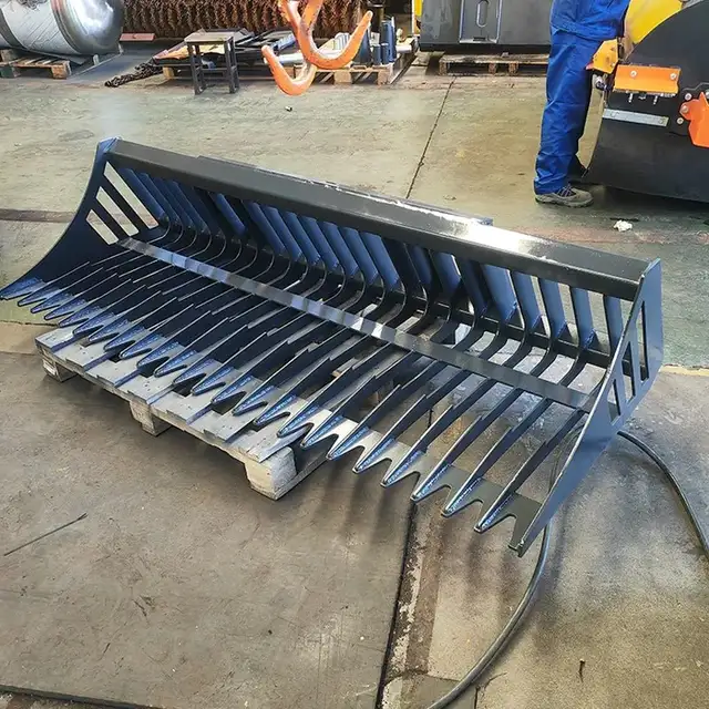 84" Rock Bucket – Fits Skid Steer, Industrial Grade - Photo 3