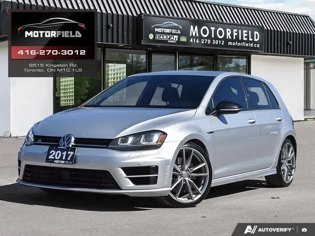 2017 Volkswagen Golf R DSG HB 4MOTION Accident Free,  Nav, Fend