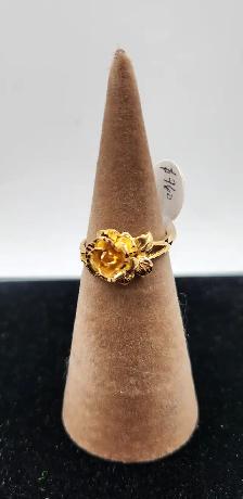 22k Yellow Gold 4gr Flower Ring