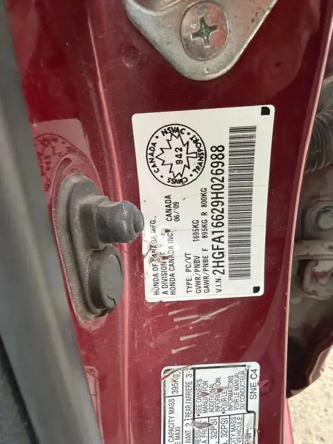 2009 Honda Civic Sdn Sport Brand New Safety 189km - Photo 15