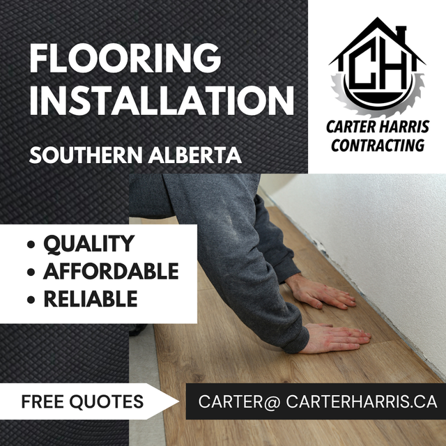 FLOORING INSTALLATION – SOUTHERN ALBERTA