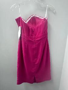 Fuchsia Chiffon Dress - Photo 2