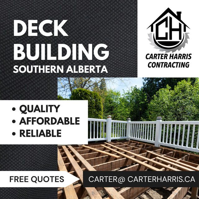 DECK BUILDING & REPAIR – BUILT RIGHT