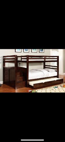 Mattresses   solid wood bed frame.