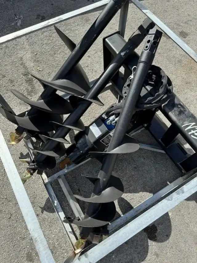 3-Bit Skid Steer Auger – 9",12",18" Sizes - Photo 4