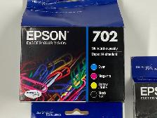 Genuine Epson 702 Colour and Black Ink Cartridges. - Photo 4