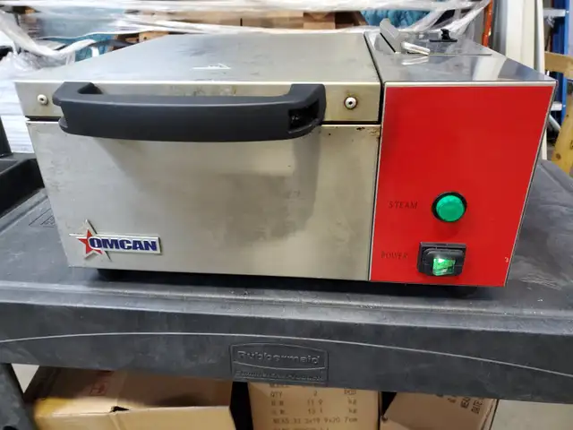 Omcan Stainless Steel Countertop Steamer 44407