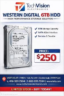 WESTERN DIGITAL 6TB HDD (WD6005FFBX – NASWARE - Photo 2