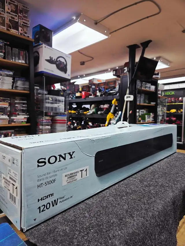 Barre de son en boite