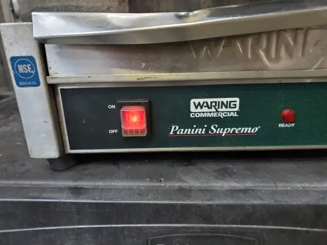 Waring Wpg250 Commercial Panini Express Grooved Plates 120v - Photo 2