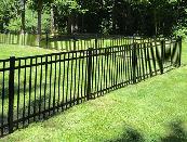 Industrial Ornamental Fence 7×4′ – Flat Top Panels - Photo 3