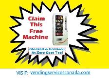 Free Commercial Vending Machine Installed - Saskatoon