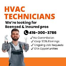 HVAC Technicians – Jobs Across GTA