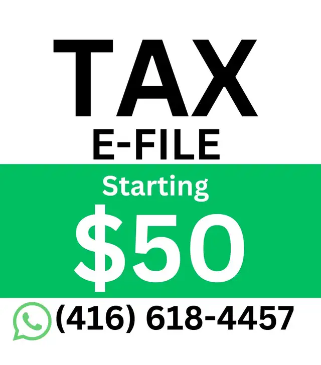 Tax Return from $50 E-File Same Day