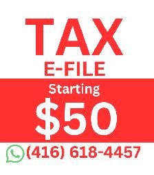 Tax Returns Starting at $50 – Fast E-File