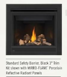 Napoleon acsent 42 gas fireplace.