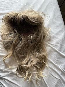 blonde hair wig