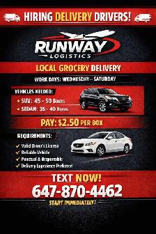 Hiring Delivery Drivers