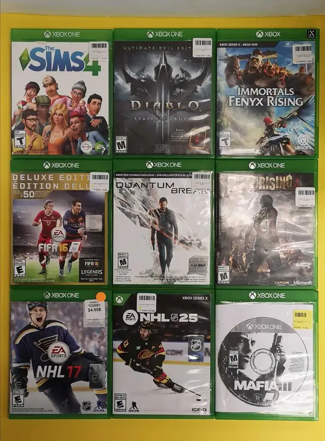 Jeux CD XBox One divers