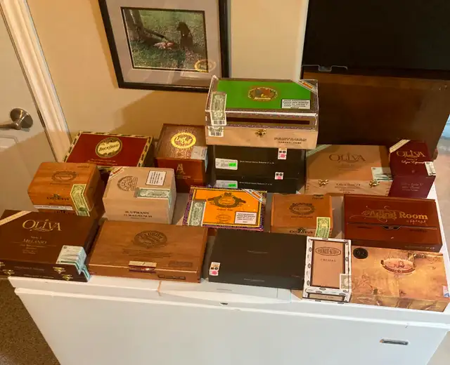 Empty Cigar Boxes