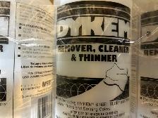 THREE 930 ML. OF Dykem 82638 Remover & Prep,AS PICTURED